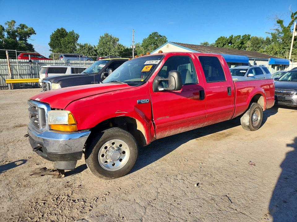 2001 Ford F-250 super duty VIN 3FTNW20F71MA64765 COPART salvage auction — FRONT END, KS - CERT OF TITLE-SALVAGE, sold $650 on 2026-07-08 (photo 1)