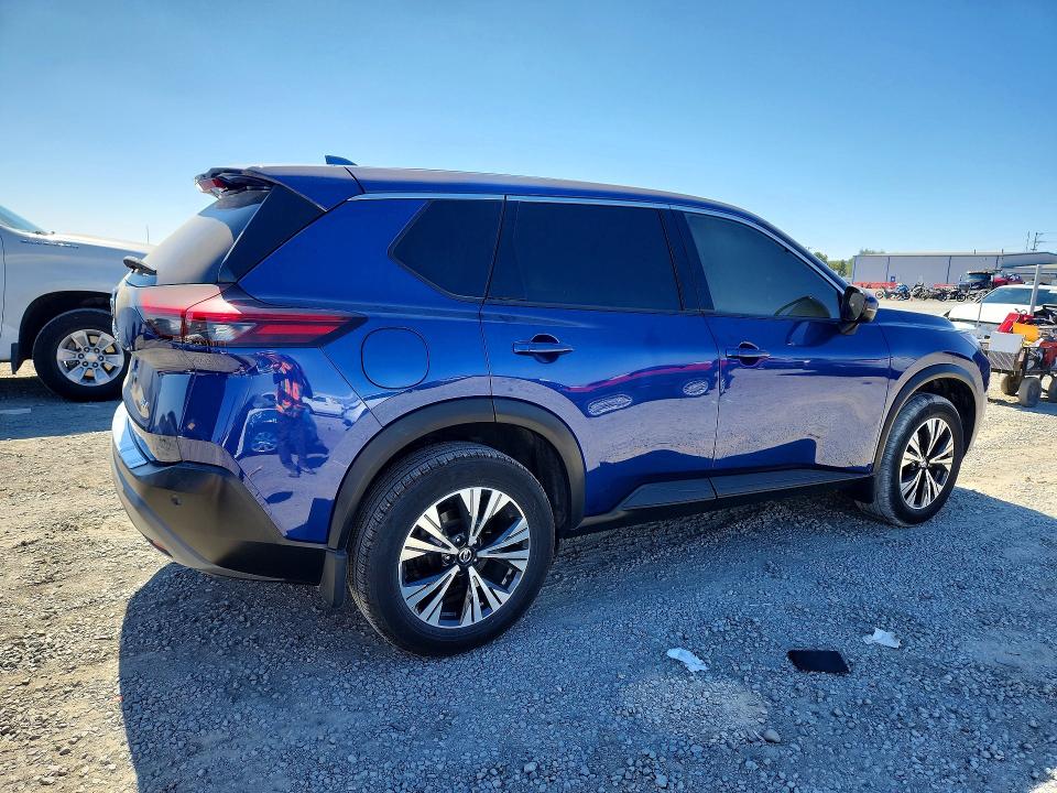 2021 Nissan Rogue VIN JN8AT3BA3MW008829 COPART salvage auction — BURN, Ca - Salvage Certificate, sold $5,300 on 2026-07-28 (photo 3)