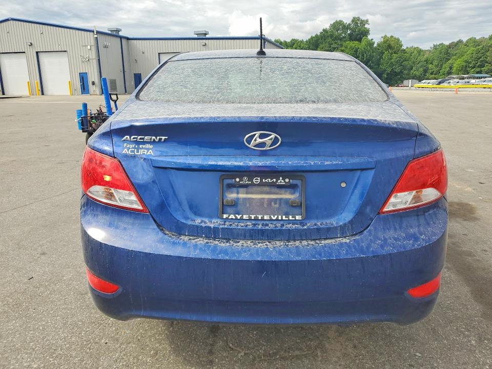 2017 Hyundai Accent VIN KMHCT4AE5HU223849 COPART salvage auction — FRONT END, Nc - Salvage Certificate Of Title, sold $325 on 2026-07-23 (photo 6)