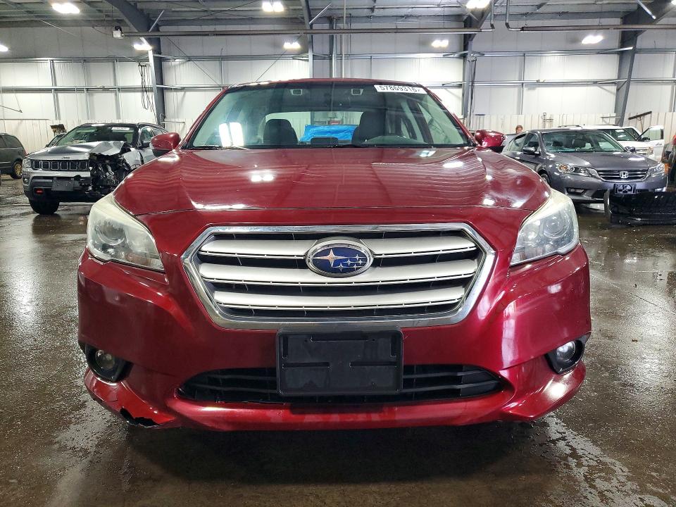 2015 Subaru LEGACY VIN 4S3BNBN63F3035495 COPART salvage auction — FRONT END, Mn - Cert Of Title-Prior Salvage, sold $250 on 2026-07-28 (photo 5)