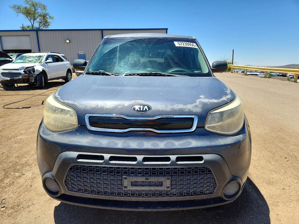 2015 Kia Soul VIN KNDJP3A54F7115535 COPART salvage auction — REAR END, Nm - Cert Of Title-Salvage, sold $1,050 on 2026-07-09 (photo 5)