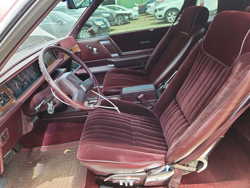 1986 Oldsmobile Cutlass VIN 1G3GR47Y9GP388497 COPART salvage auction — FRONT END, Il - Salvage Certificate, sold $1,700 on 2026-07-21 (photo 7)