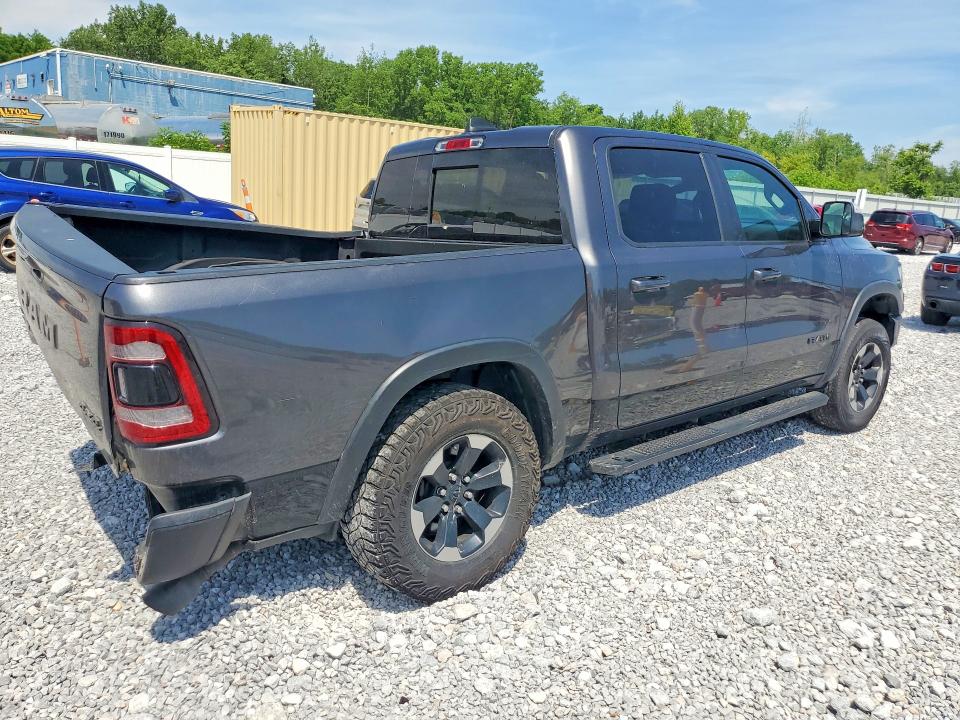 2019 Ram 1500 VIN 1C6SRFLTXKN920383 COPART salvage auction — REAR END, Oh - Cert Of Title-Salvage, sold $7,700 on 2026-07-02 (photo 3)