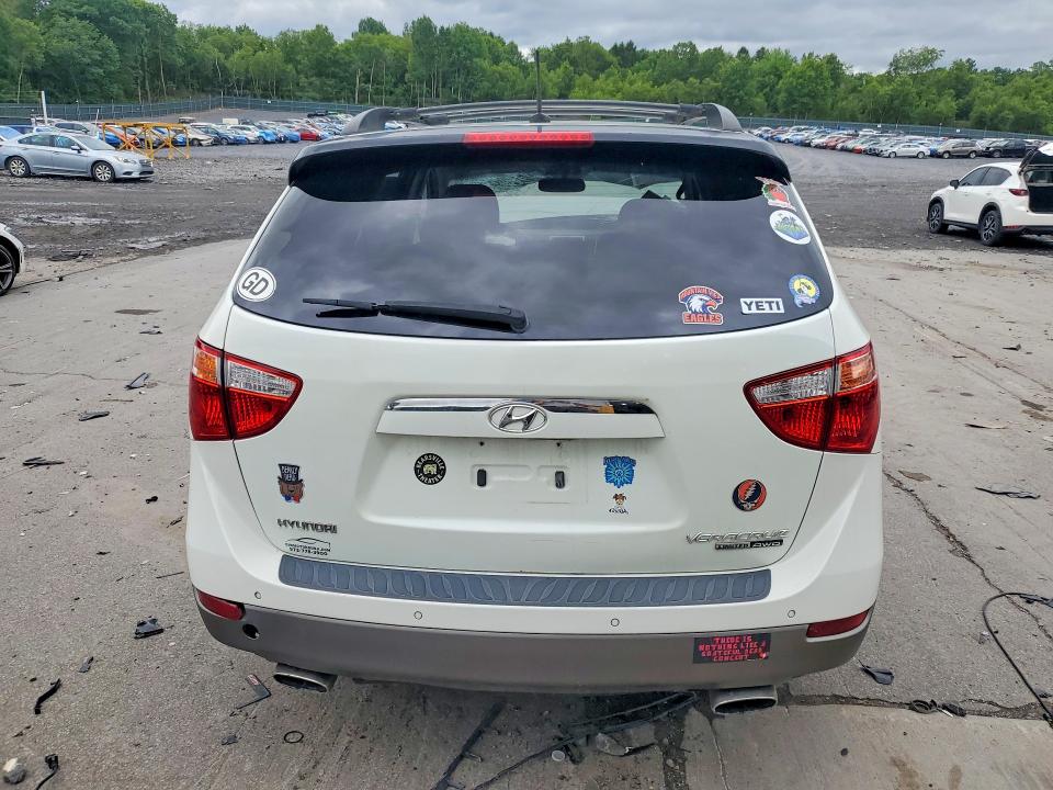 2011 Hyundai Veracruz VIN KM8NUDCC2BU171119 COPART salvage auction — FRONT END, PA - CERTIFICATE OF SALVAGE, sold $400 on 2026-07-15 (photo 6)