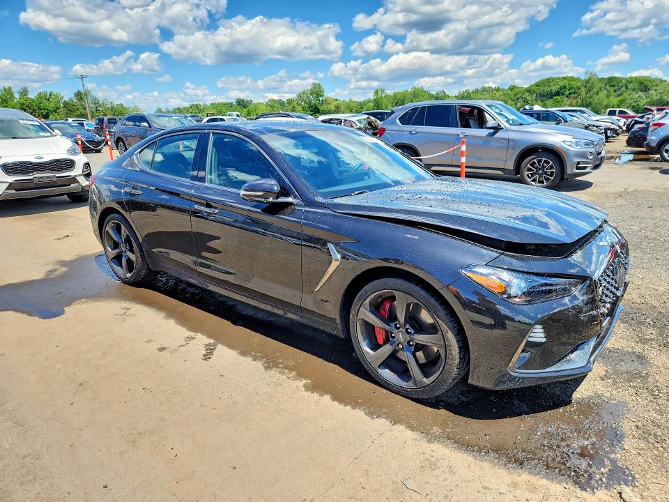 2019 Genesis G70 VIN KMTG34LE8KU014665 COPART salvage auction — FRONT END, Ct - Cert Of Title-Salvage, sold $6,200 on 2026-07-07 (photo 4)