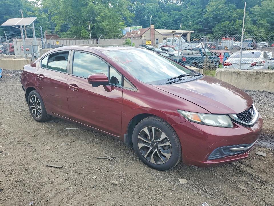 2015 Honda VIN 19XFB2F83FE110215 COPART salvage auction — REAR END, Md - Cert Of Salvage > 75% Damage, sold $3,050 on 2026-07-02 (photo 4)