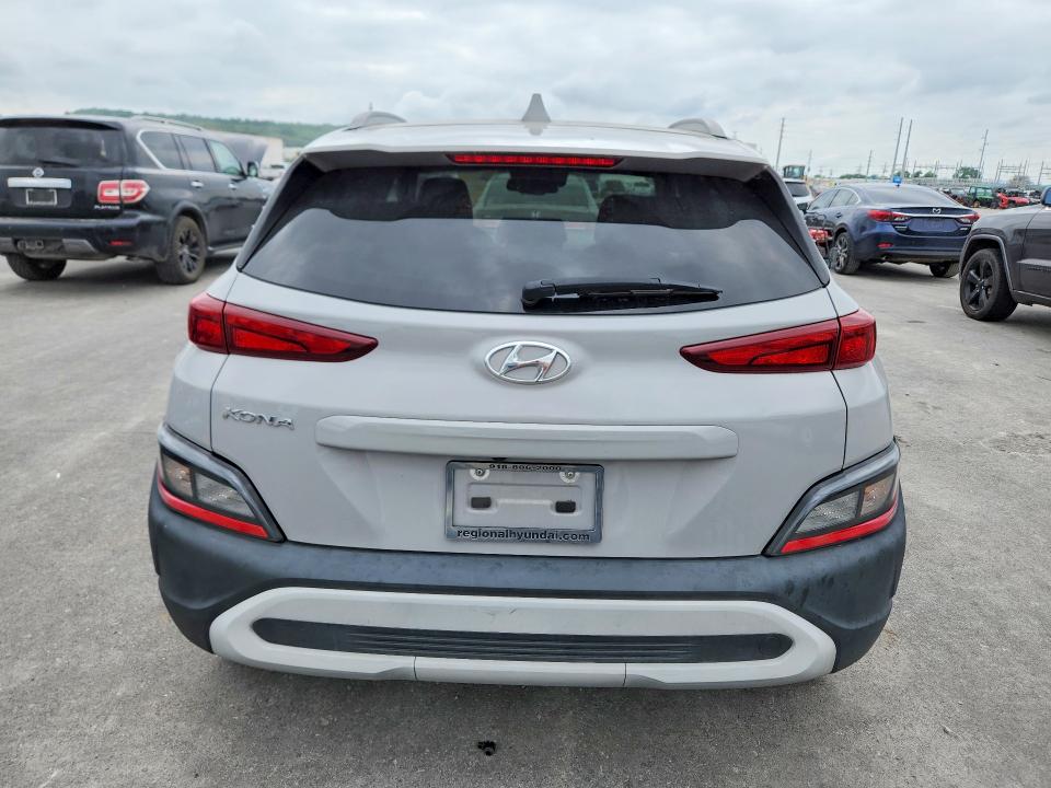 2023 Hyundai Kona VIN KM8K62AB7PU030260 COPART salvage auction — HAIL, Ok - Cert Of Title-Salvage, sold $2,200 on 2026-07-22 (photo 6)
