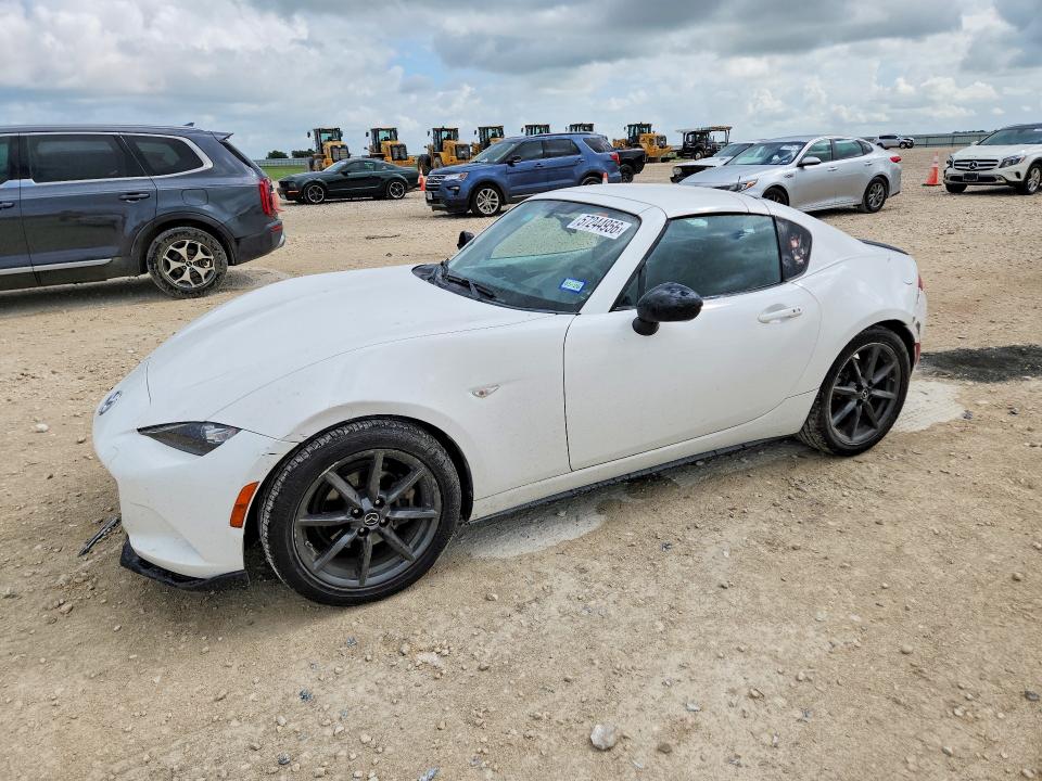 2018 Mazda Mx-5 VIN JM1NDAL70J0202704 COPART salvage auction — SIDE, Tx - Salvage Vehicle Title, sold $350 on 2026-08-27 (photo 1)