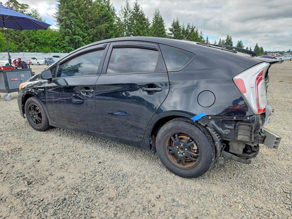 2013 Toyota Prius VIN JTDKN3DU3D5685421 COPART salvage auction — REAR END, WA - BILL OF SALE, sold $650 on 2026-07-24 (photo 2)