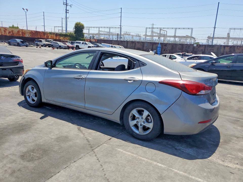 2014 Hyundai Elantra VIN KMHDH4AE0EU147524 COPART salvage auction — VANDALISM, Ca - Salvage Certificate, sold $300 on 2026-07-22 (photo 2)