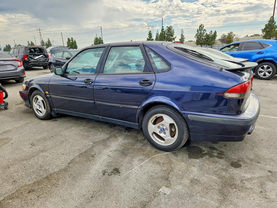 1999 Saab 9-3 VIN YS3DD58NXX2050950 COPART salvage auction — MINOR DENT/SCRATCHES, CA - APP FOR DUP CLEAN OR AC, sold $150 on 2026-08-13 (photo 2)