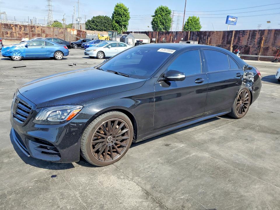 2020 Mercedes-benz S-klasse VIN W1KUG8DB1LA529694 COPART salvage auction — REAR END, Ca - Salvage Certificate, sold $23,300 on 2026-07-15 (photo 1)