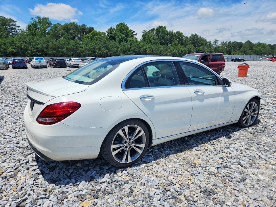 2018 Mercedes-benz C-klasse VIN WDDWF4JB3JR330833 COPART salvage auction — FRONT END, Ga - Cert Of Title-Salvage, sold $5,400 on 2026-08-11 (photo 3)