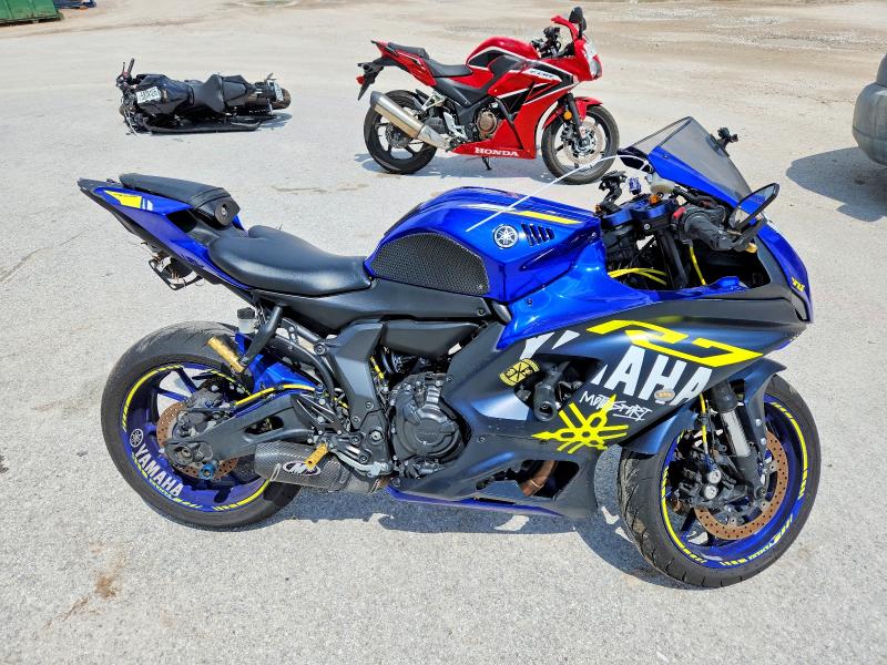 2022 Yamaha Yzfr7 VIN JYARM38EXNA003725 COPART salvage auction — ALL OVER, TX - SALVAGE VEHICLE TITLE (P), sold $1,050 on 2026-07-30 (photo 1)