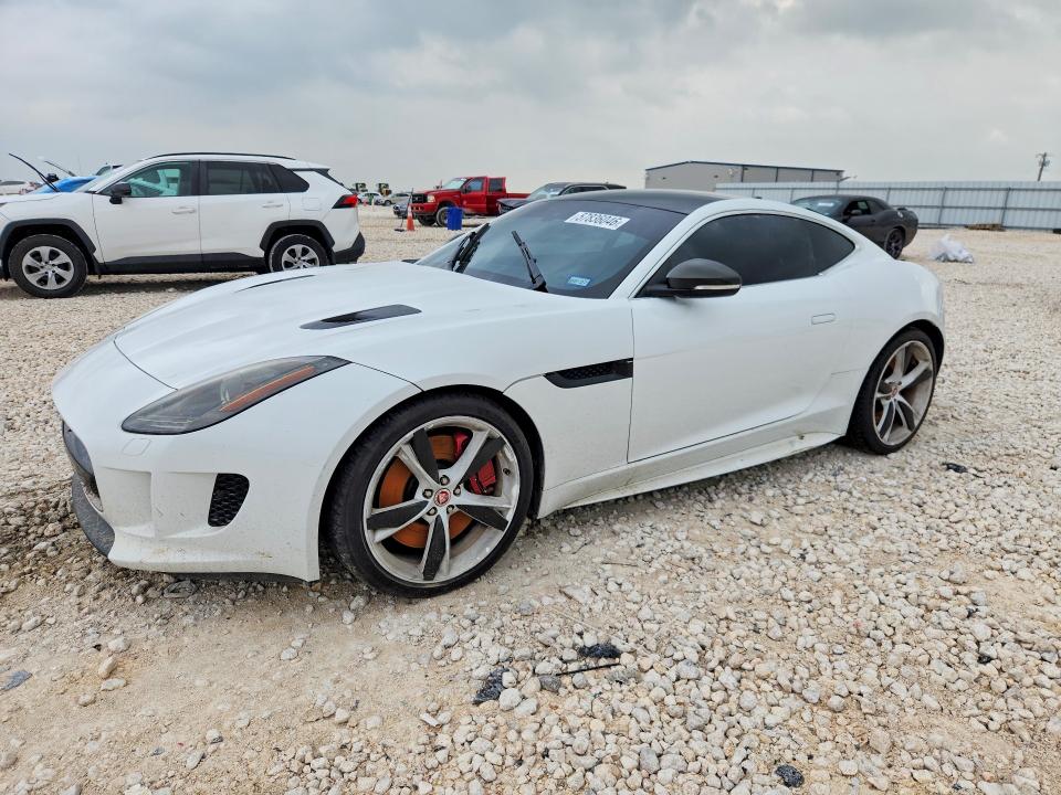 2016 Jaguar F-type VIN SAJWJ6DL5GMK34377 COPART salvage auction — WATER/FLOOD, Tx - Salvage Title-Flood Damage, sold $5,800 on 2026-07-23 (photo 1)