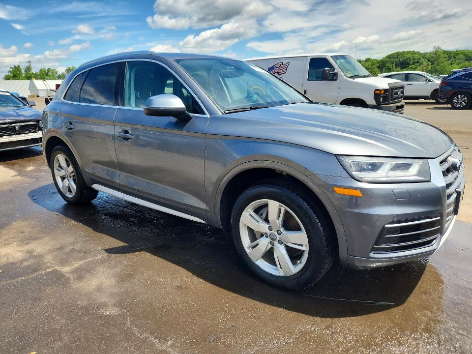 2018 Audi Q5 VIN WA1BNAFY6J2053024 COPART salvage auction — Burn Engine, CT - CERT OF TITLE-SALVAGE, sold $6,000 on 2026-07-14 (photo 4)