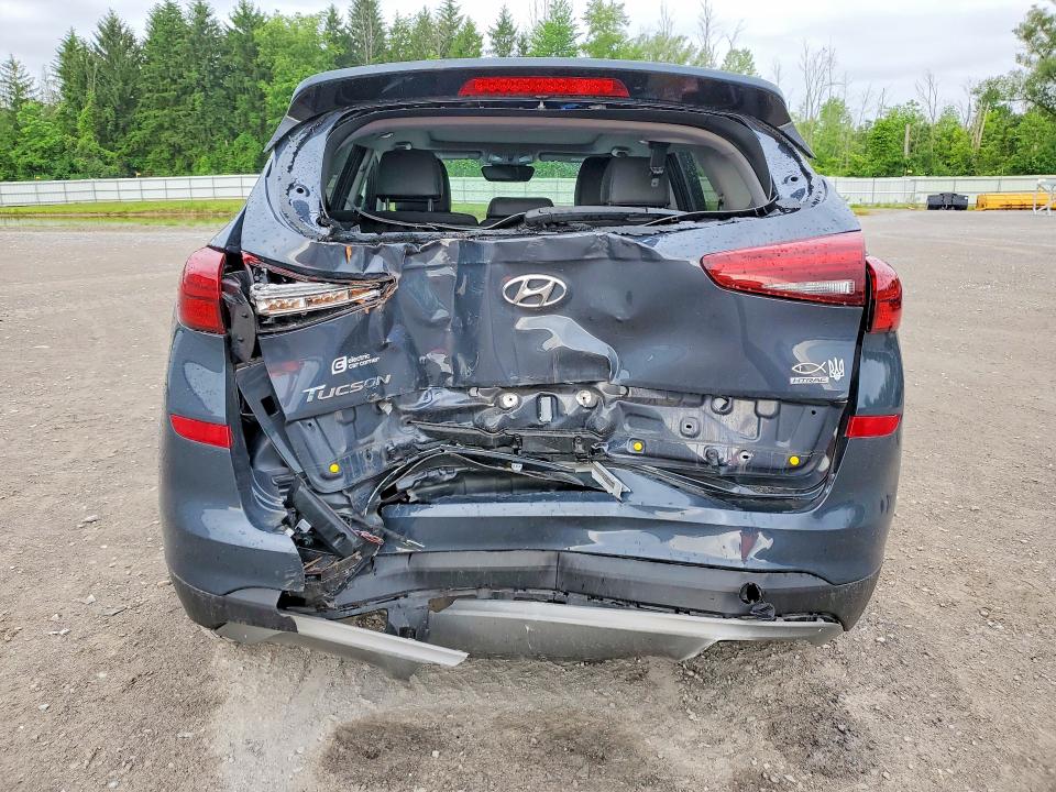 2021 Hyundai Tucson VIN KM8J3CAL9MU384408 COPART salvage auction — REAR END, Ny - Mv-907A Salvage Certificate, sold $4,500 on 2026-07-20 (photo 6)