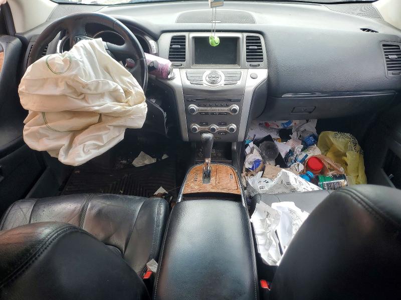 2014 Nissan Murano VIN JN8AZ1MU4EW414209 COPART salvage auction — FRONT END, Tn - Salvage Certificate, sold $450 on 2026-07-27 (photo 8)