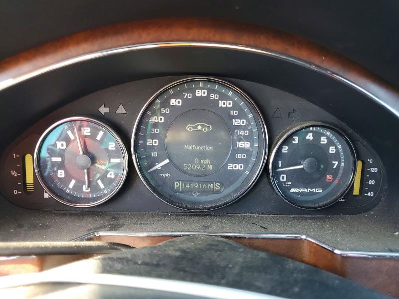 2007 Mercedes-benz Cls-class VIN WDDDJ77X37A095397 COPART salvage auction — FRONT END, Ar - Certificate Of Title, sold $2,200 on 2026-07-20 (photo 9)
