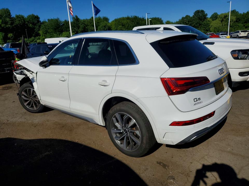 2021 Audi Q5 VIN WA1BAAFY2M2020215 COPART salvage auction — FRONT END, Ma - Cert Of Title-Salvage, sold $4,500 on 2026-07-23 (photo 2)