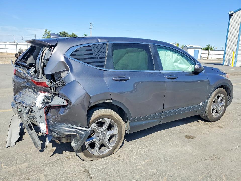 2019 Honda Cr-v VIN JHLRW2H89KX013080 COPART salvage auction — REAR END, Id - Salvage Certificate Of Title, sold $2,850 on 2026-07-30 (photo 3)