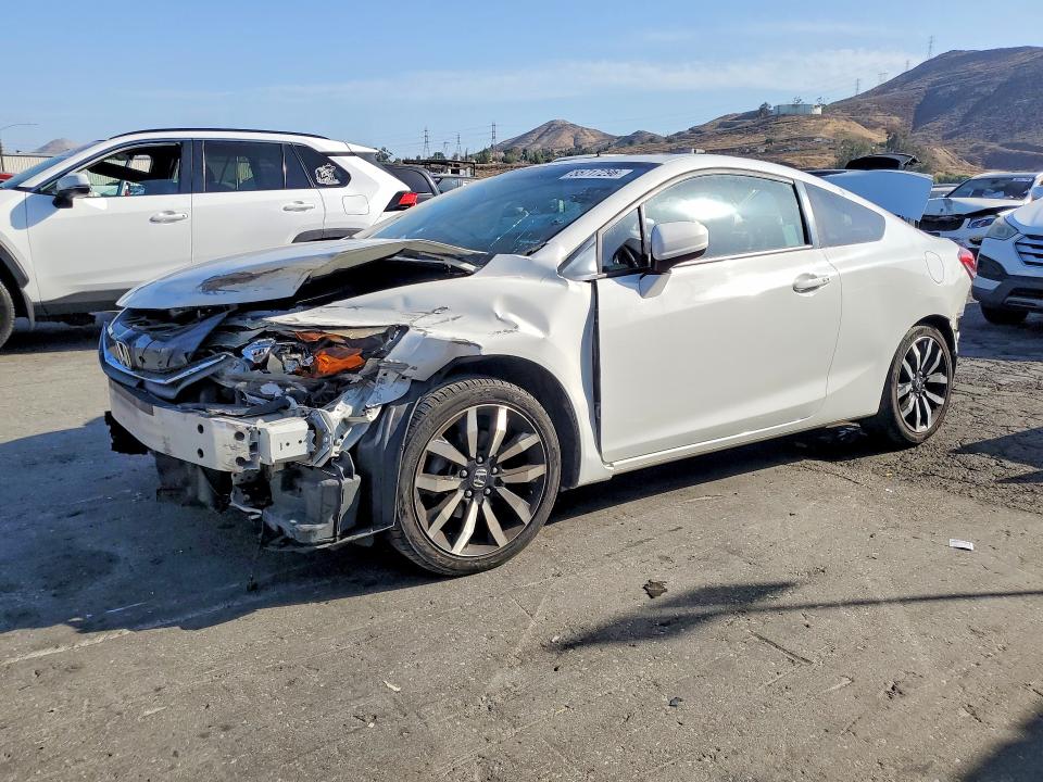 2015 Honda VIN 2HGFG3B04FH525458 COPART salvage auction — FRONT END, Ca - Salvage Certificate, sold $1,300 on 2026-07-02 (photo 1)