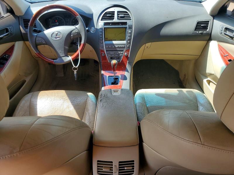 2009 Lexus Es 350 VIN JTHBJ46G792329280 COPART salvage auction — FRONT END, TX - SALVAGE VEHICLE TITLE (P), sold $1,000 on 2026-07-09 (photo 8)