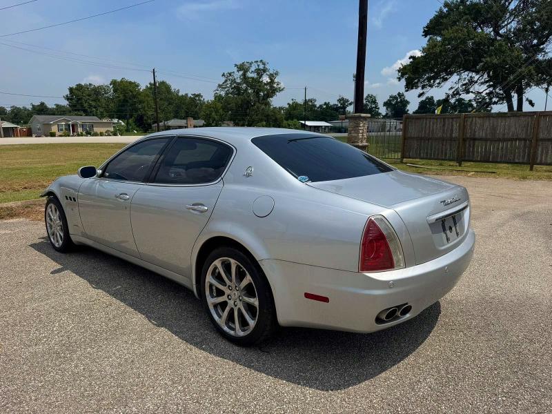 2006 Maserati Quattroporte VIN ZAMCE39A360022008 COPART salvage auction — FRONT END, Tx - Certificate Of Title (P), sold $1,950 on 2026-07-30 (photo 3)