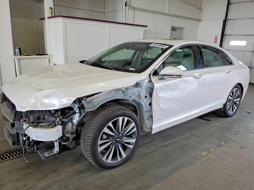 2019 Lincoln Mkz VIN 3LN6L5E96KR619416 COPART salvage auction — FRONT END, Wa - Bill Of Sale, sold $1,550 on 2026-07-17 (photo 1)