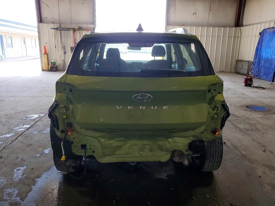 2022 Hyundai Venue VIN KMHRC8A36NU155444 COPART salvage auction — REAR END, Ny - Mv-907A Salvage Certificate, sold $4,100 on 2026-07-06 (photo 6)