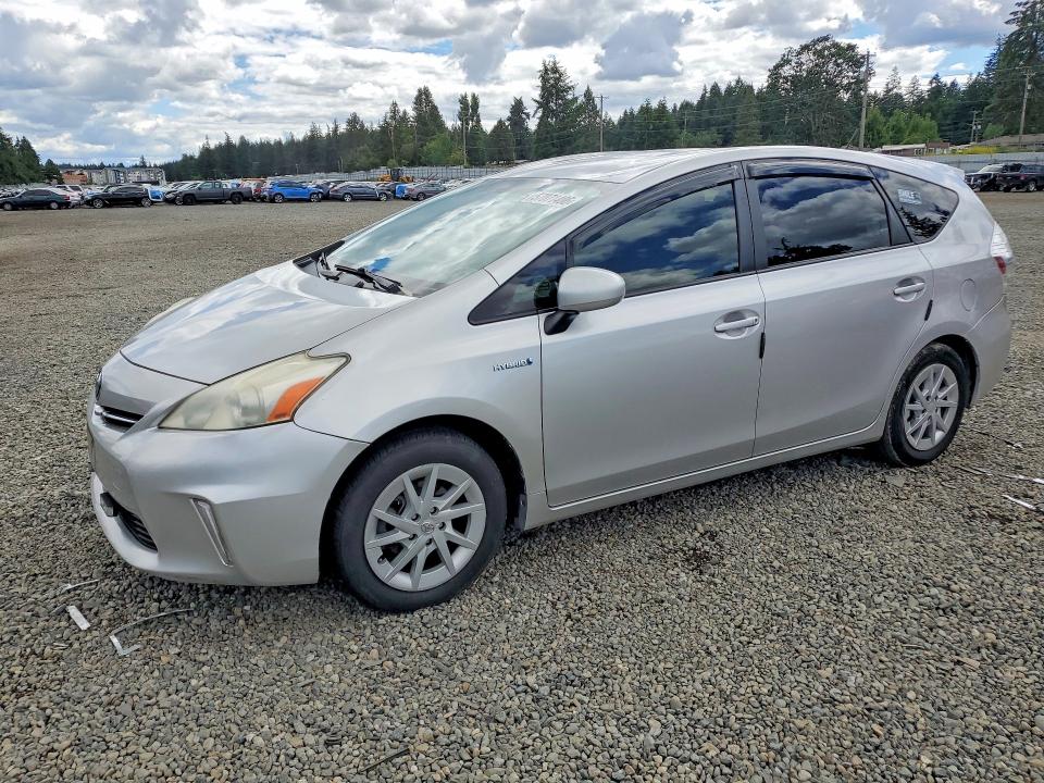 2013 Toyota Prius v VIN JTDZN3EU7D3266271 COPART salvage auction — SIDE, WA - BILL OF SALE, sold $1,200 on 2026-07-31 (photo 1)