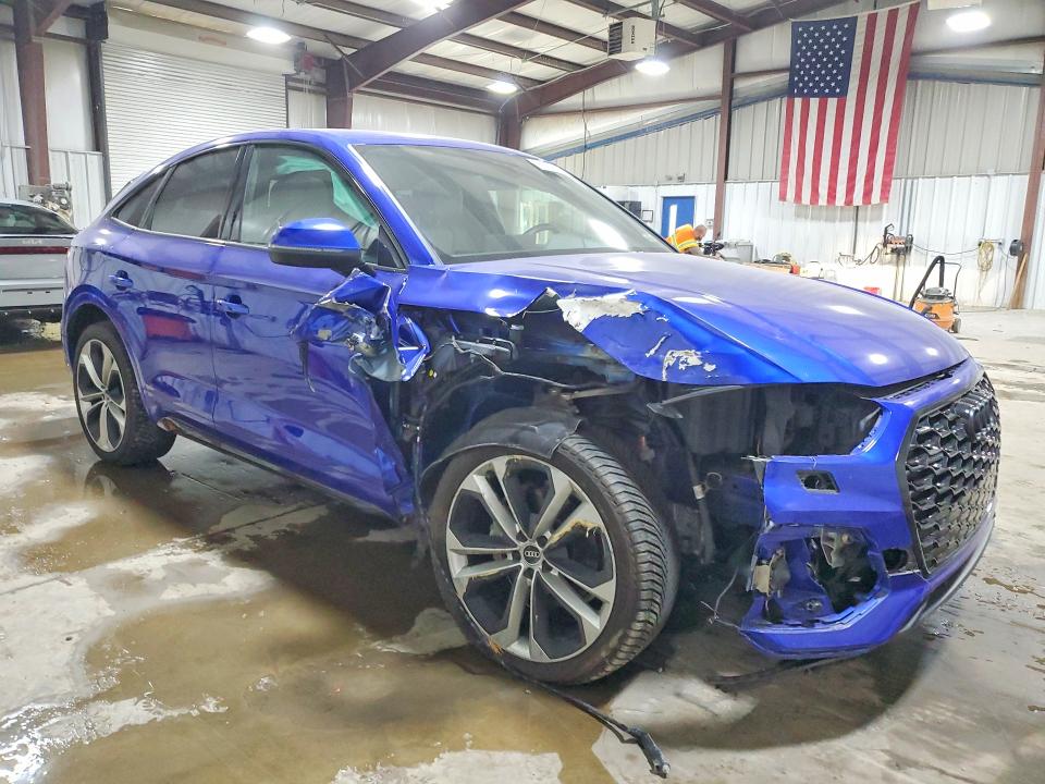 2022 Audi VIN WA16AAFYXN2002922 COPART salvage auction — FRONT END, Pa - Certificate Of Salvage, sold $13,300 on 2026-07-08 (photo 4)