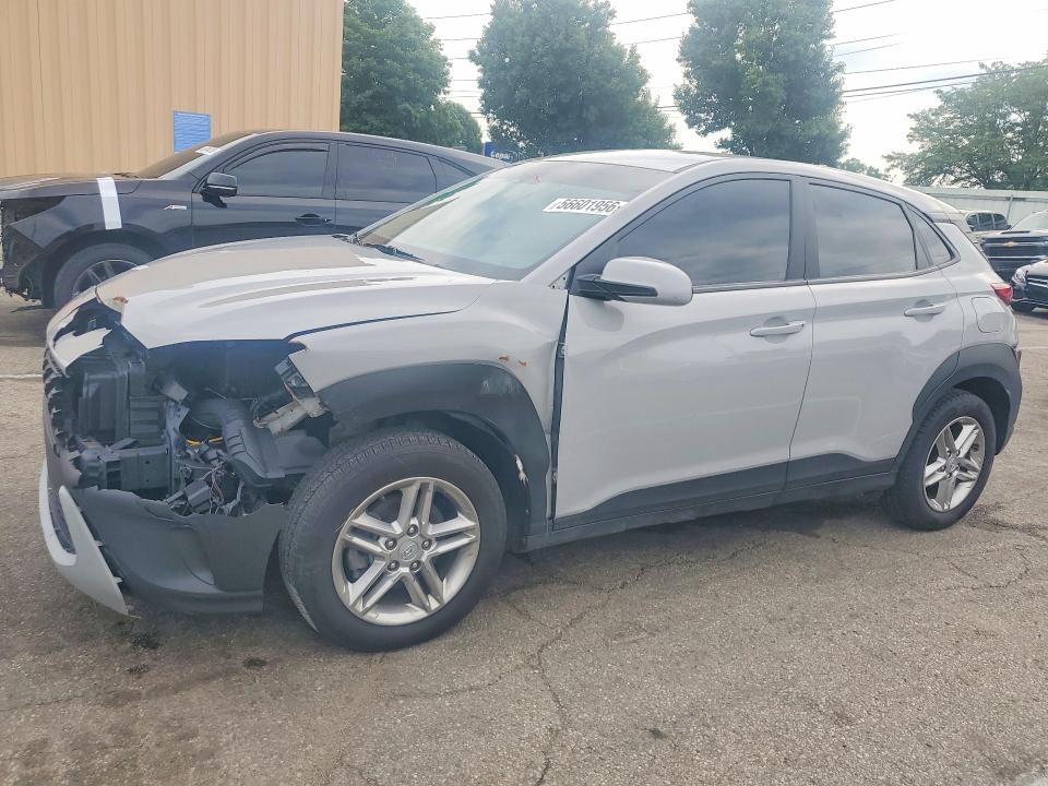 2022 Hyundai Kona VIN KM8K22AB0NU776073 COPART salvage auction — FRONT END, Oh - Certificate Of Title (P), sold $6,200 on 2026-07-29 (photo 1)