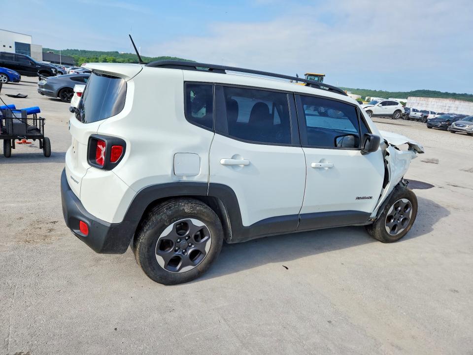 2016 Jeep Renegade VIN ZACCJAAT6GPD70401 COPART salvage auction — FRONT END, Ok - Cert Of Title-Salvage, sold $275 on 2026-07-08 (photo 3)