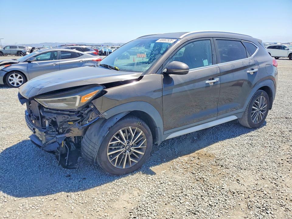 2020 Hyundai Tucson VIN KM8J33ALXLU170249 COPART salvage auction — FRONT END, CA - SALVAGE CERTIFICATE, sold $4,350 on 2026-07-24 (photo 1)