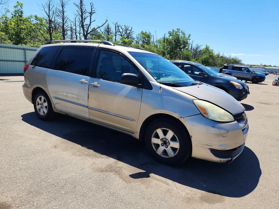 2004 Toyota Sienna VIN 5TDZA23C24S218207 COPART salvage auction — FRONT END, Ny - Certificate Of Title, sold $825 on 2026-07-13 (photo 4)
