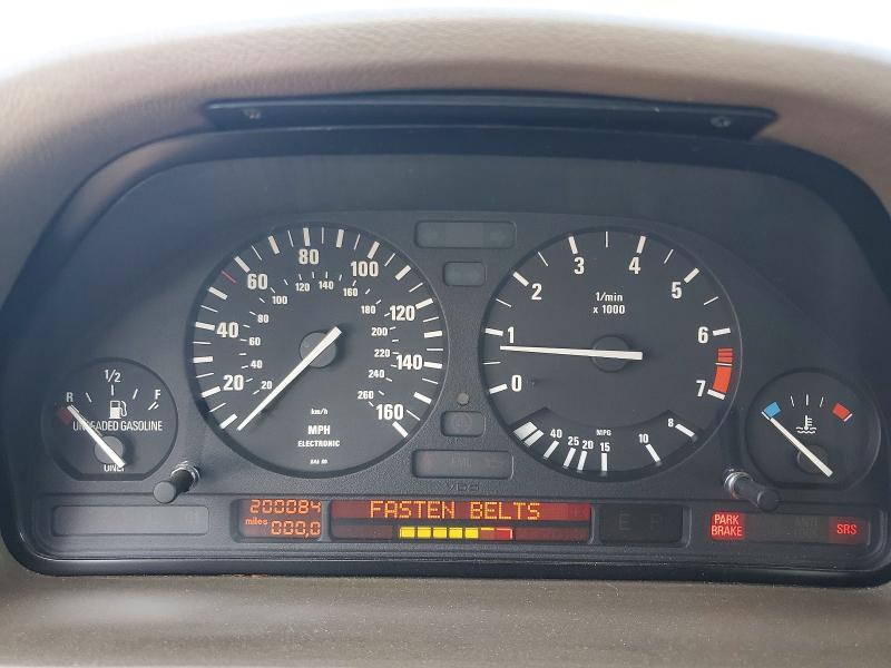 1994 BMW 5 series VIN WBAHD6320RGK43798 COPART salvage auction — NORMAL WEAR, CA - DIS/DLR/EXP ONLY CLEAN TITLE, sold $525 on 2026-07-30 (photo 9)