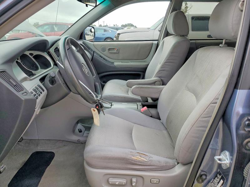 2005 Toyota Highlander VIN JTEDP21A850087701 COPART salvage auction — REAR END, Ca - Salvage Certificate, sold $925 on 2026-07-02 (photo 7)