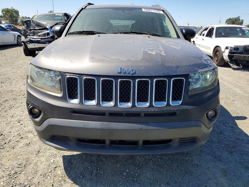 2012 Jeep Compass VIN 1C4NJCBA2CD686548 COPART salvage auction — VANDALISM, Ca - Salvage Certificate, sold $600 on 2026-07-09 (photo 5)