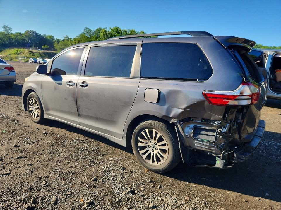 2018 Toyota VIN 5TDYZ3DC8JS943671 COPART salvage auction — REAR END, Ny - Mv-907A Salvage Certificate, sold $5,550 on 2026-07-28 (photo 2)