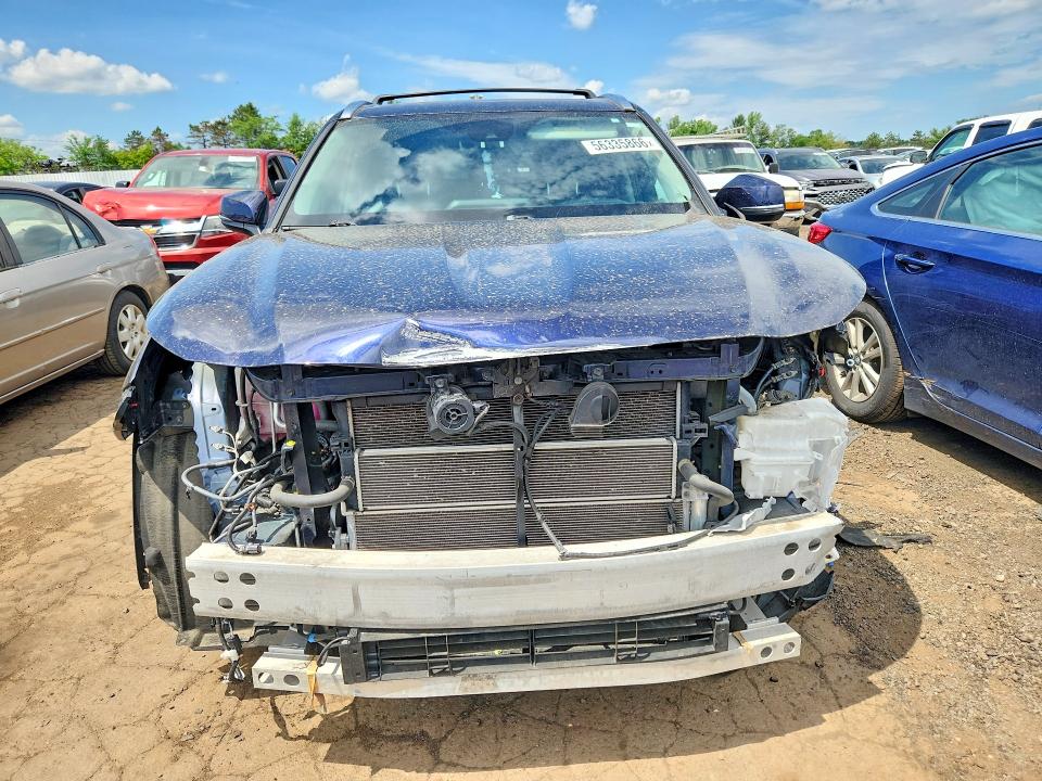 2021 Toyota Highlander VIN 5TDHBRCH9MS537259 COPART salvage auction — FRONT END, Ct - Cert Of Title-Salvage, sold $13,300 on 2026-07-10 (photo 5)
