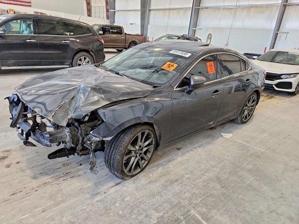 2016 Mazda VIN JM1GJ1W58G1442288 COPART salvage auction — FRONT END, Ne - Cert Of Title-Salvage, sold $225 on 2026-07-28 (photo 1)