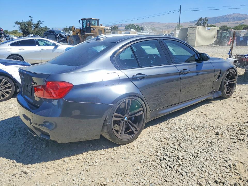 2015 BMW M3 VIN WBS3C9C53FP804396 COPART salvage auction — UNDERCARRIAGE, CA - SALVAGE CERTIFICATE, sold $19,800 on 2026-07-14 (photo 3)