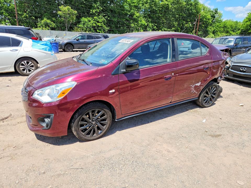 2020 Mitsubishi VIN ML32F4FJ7LHF03048 COPART salvage auction — REAR END, Pa - Certificate Of Salvage, sold $650 on 2026-07-20 (photo 1)