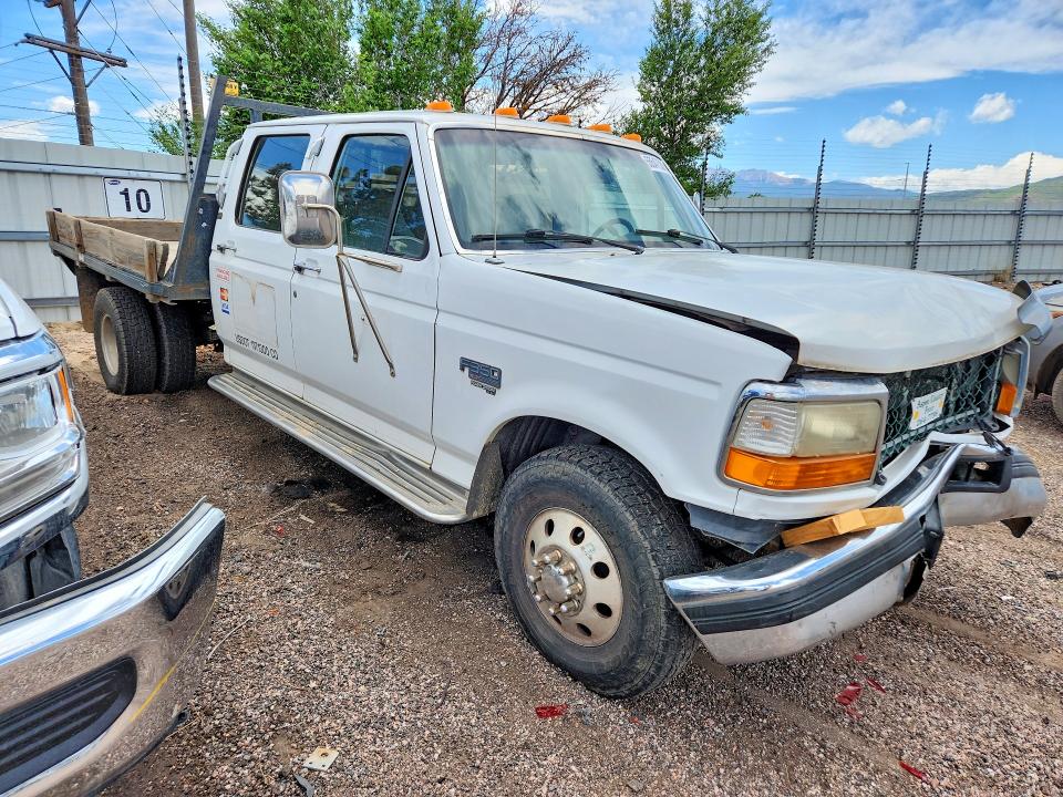 1997 Ford F350 VIN 1FTJW35F4VEC24111 COPART salvage auction — FRONT END, Co - Salvage Title, sold $500 on 2026-07-08 (photo 4)