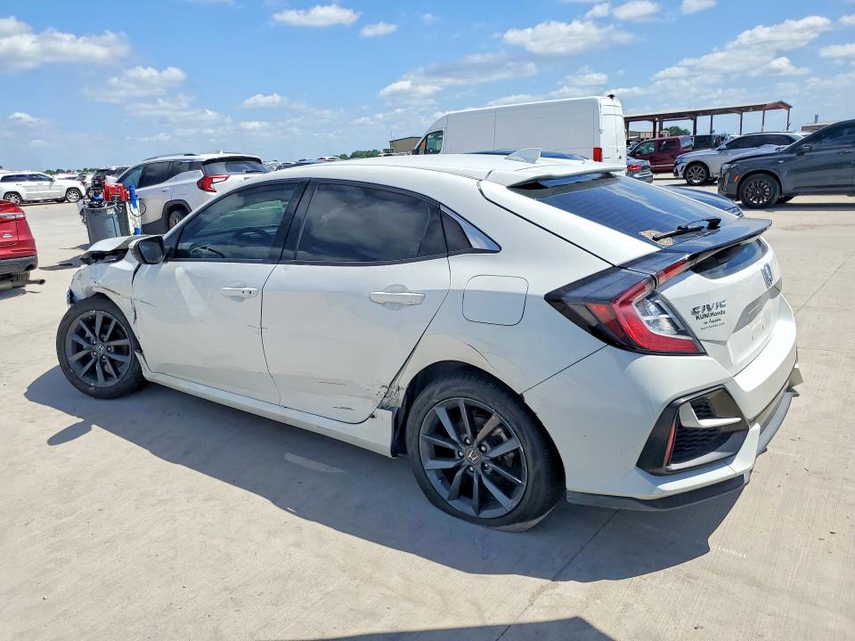 2021 Honda Civic VIN SHHFK7H66MU228662 COPART salvage auction — UNDERCARRIAGE, Tx - Salvage Vehicle Title, sold $4,850 on 2026-07-09 (photo 2)