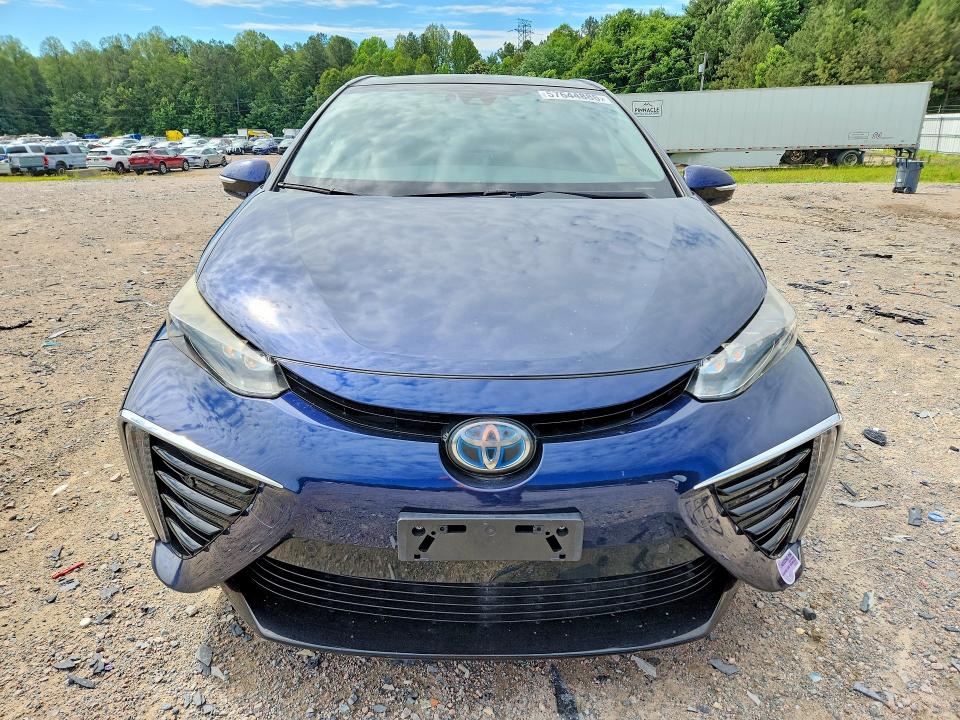 2019 Toyota Mirai VIN JTDBVRBD2KA006023 COPART salvage auction — MINOR DENT/SCRATCHES, La - Certificate Of Title, sold $2,500 on 2026-07-13 (photo 5)