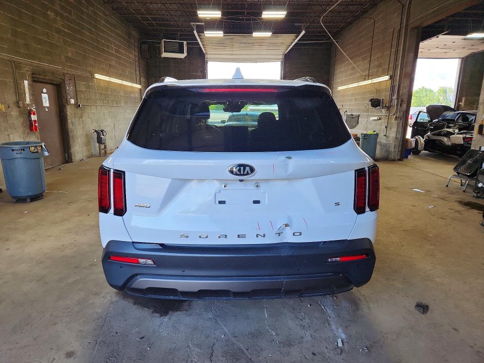 2021 Kia Sorento VIN 5XYRLDLC9MG050570 COPART salvage auction — FRONT END, Ny - Mv-907A Salvage Certificate, sold $8,200 on 2026-07-06 (photo 6)