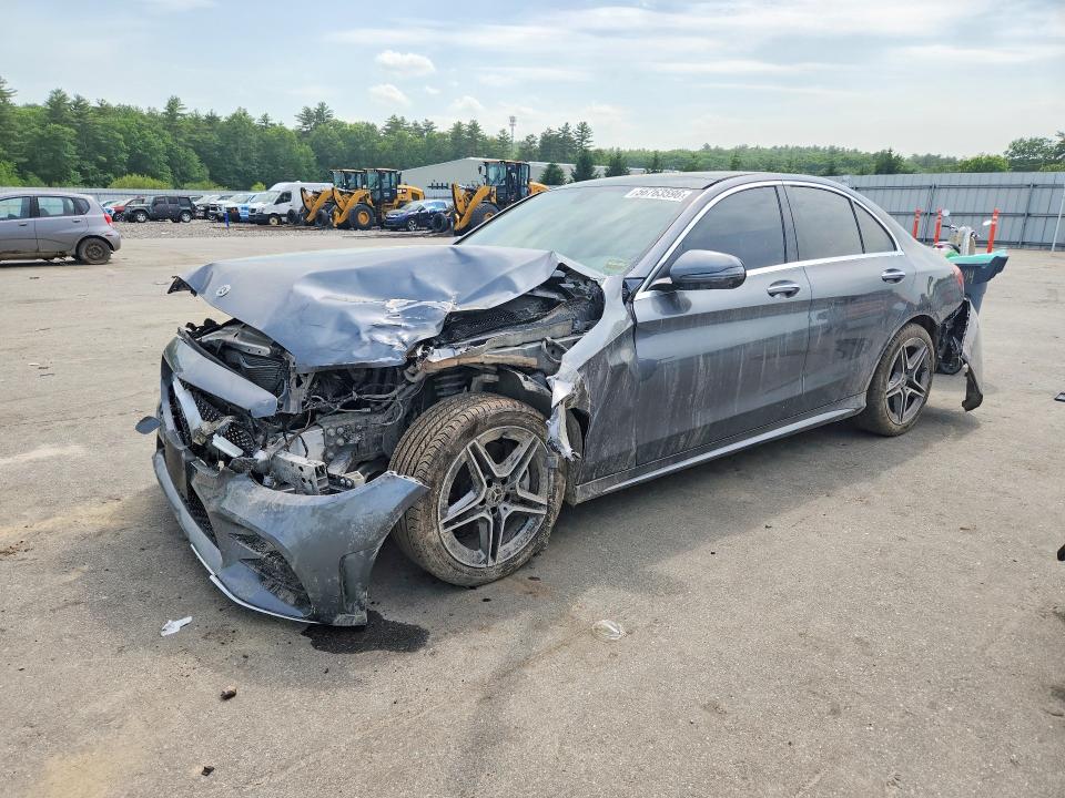2021 Mercedes-benz C-klasse VIN W1KWF8EBXMR651581 COPART salvage auction — FRONT END, Me - Cert Of Title-Salvage Collisio, sold $4,800 on 2026-07-17 (photo 1)