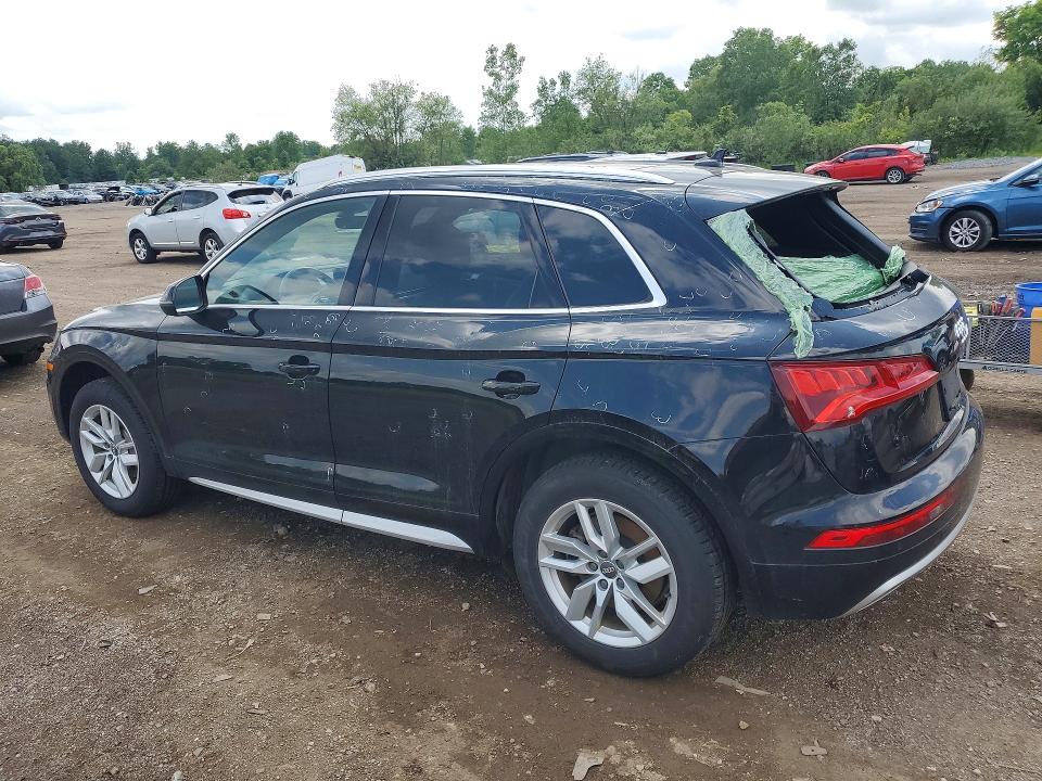 2020 Audi Q5 VIN WA1ANAFY2L2026269 COPART salvage auction — HAIL, Oh - Cert Of Title-Salvage, sold $7,300 on 2026-07-09 (photo 2)